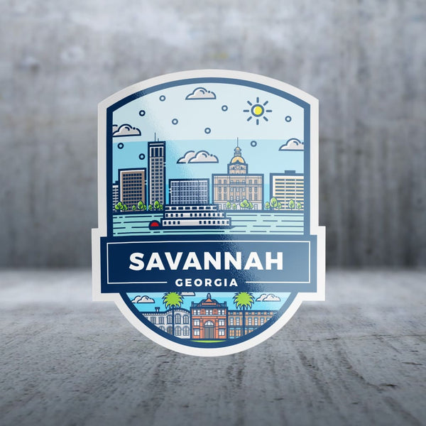 Sticker Pack 11472 Shield Banner Savannah