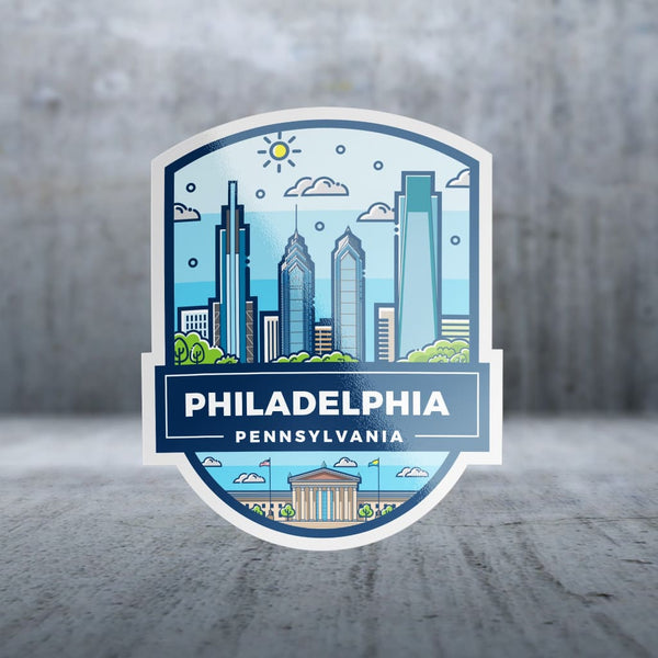 Sticker Pack 11479 Shield Banner Philadelphia