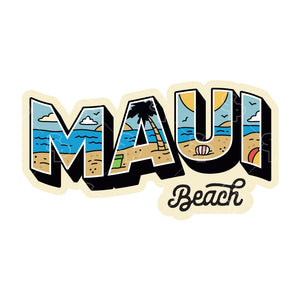 12861 - Coastal - Beach Text
