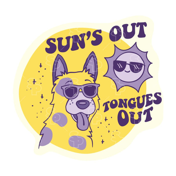 Sven tongue out stickers now available!