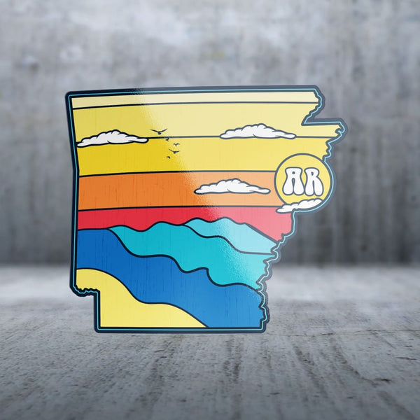 Sticker Pack | 10865 - Gradient Colors - Arkansas