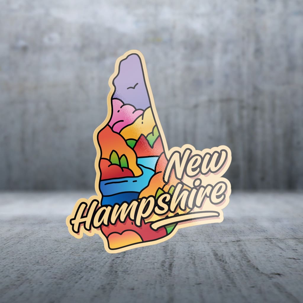 Sticker Pack | 11075 - Bright State - New Hampshire