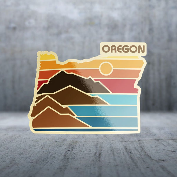 Sticker Pack | 11148 - Retro Color Line - Oregon