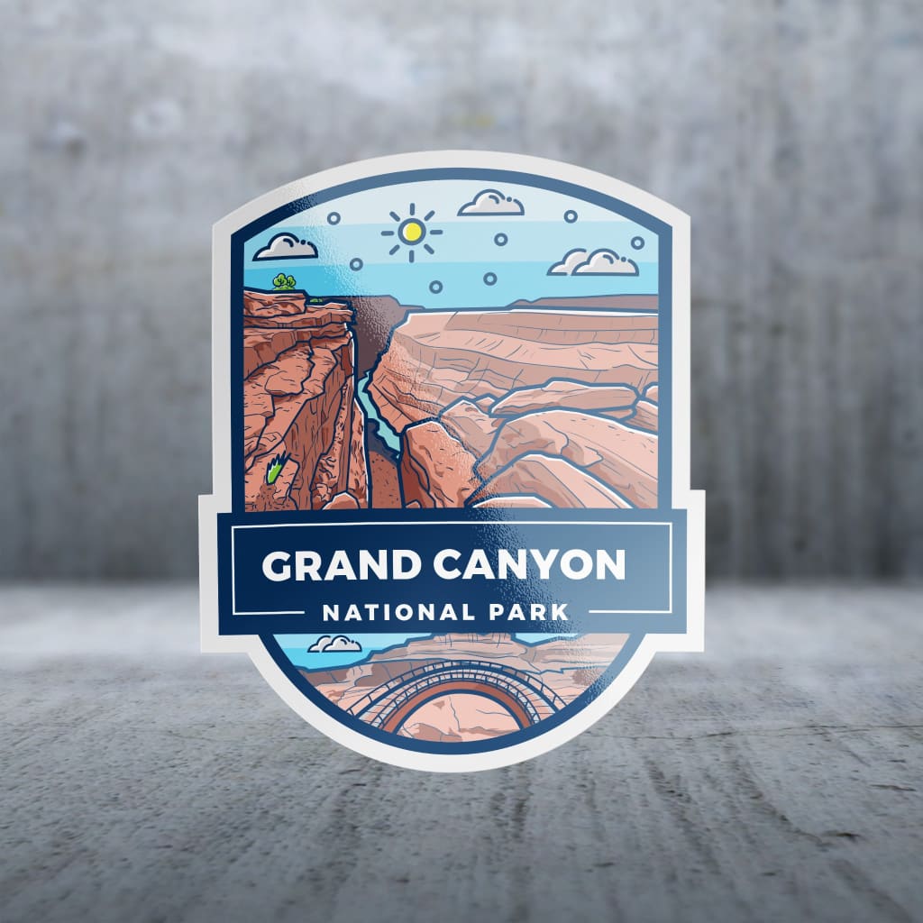 Sticker Pack | 11294 - Shield Banner - Grand Canyon