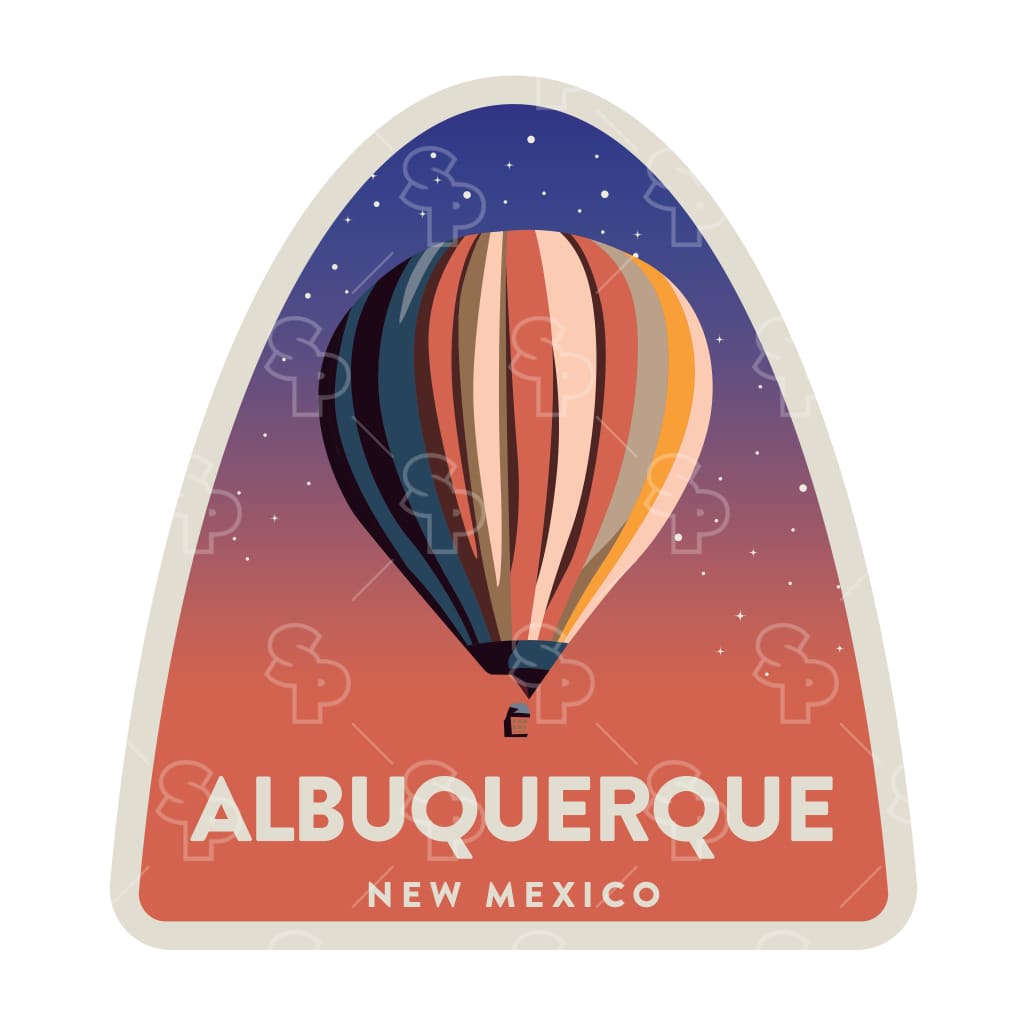 11303 - Fluid Night Sky Hot Air Balloon