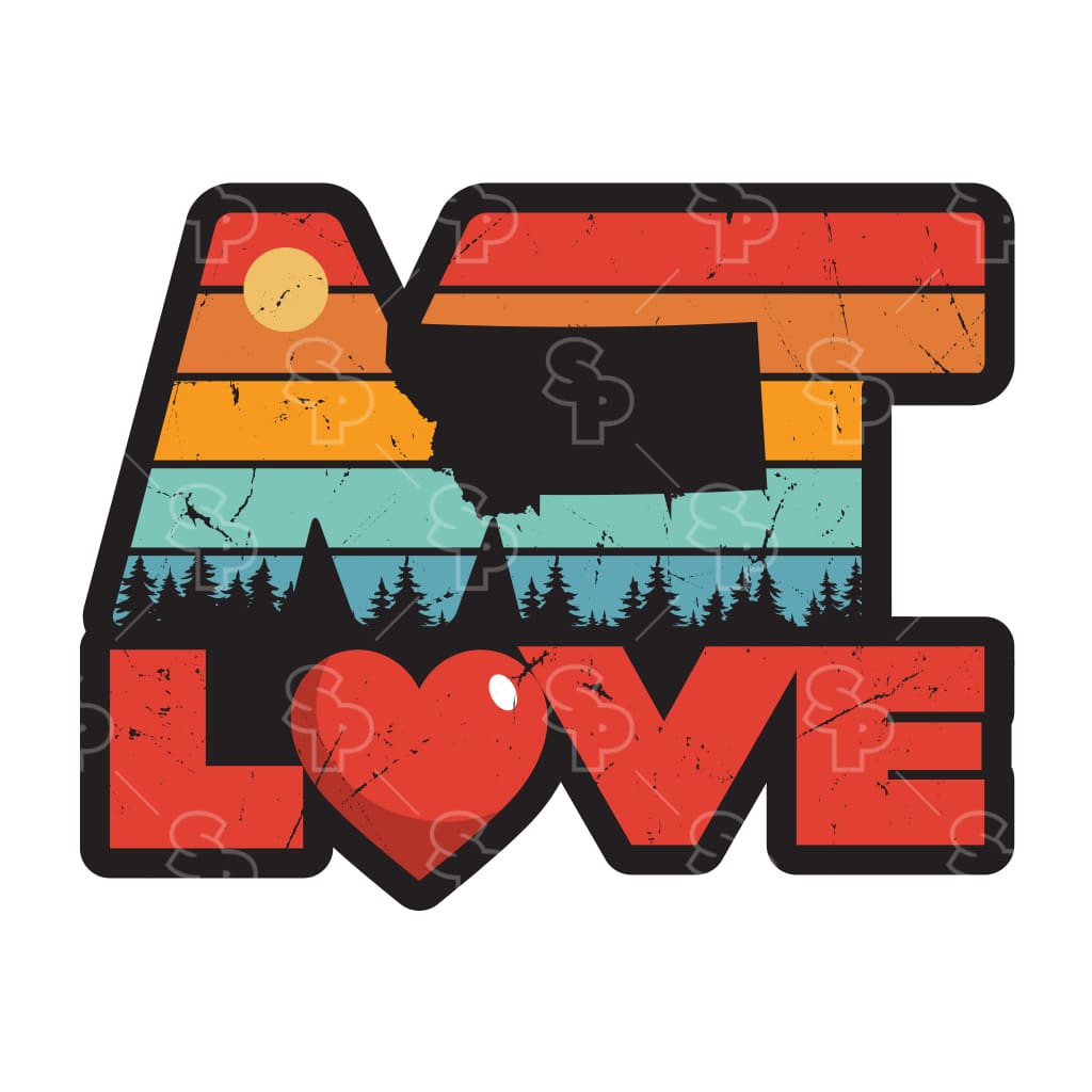 Sticker Pack | 11389 - Gritty Love - Montana