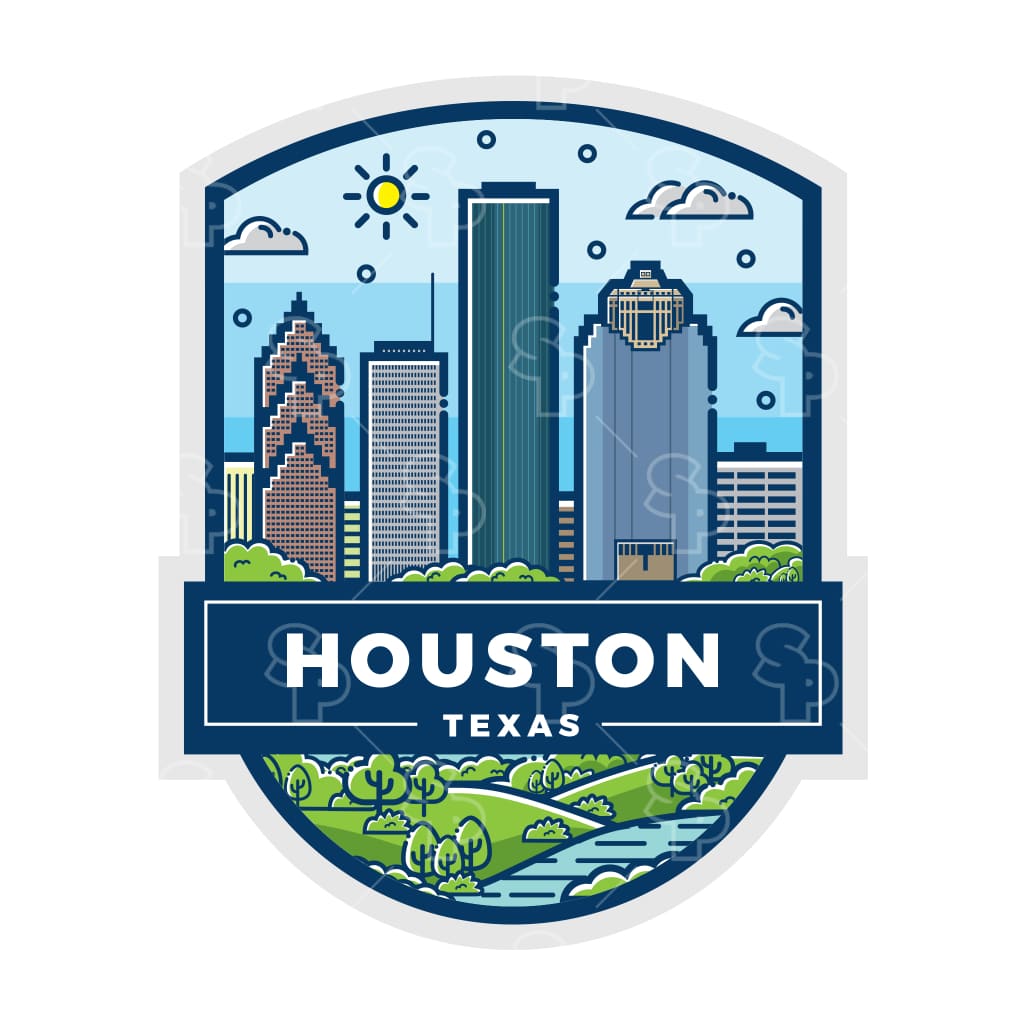 11480 - Shield Banner - Houston