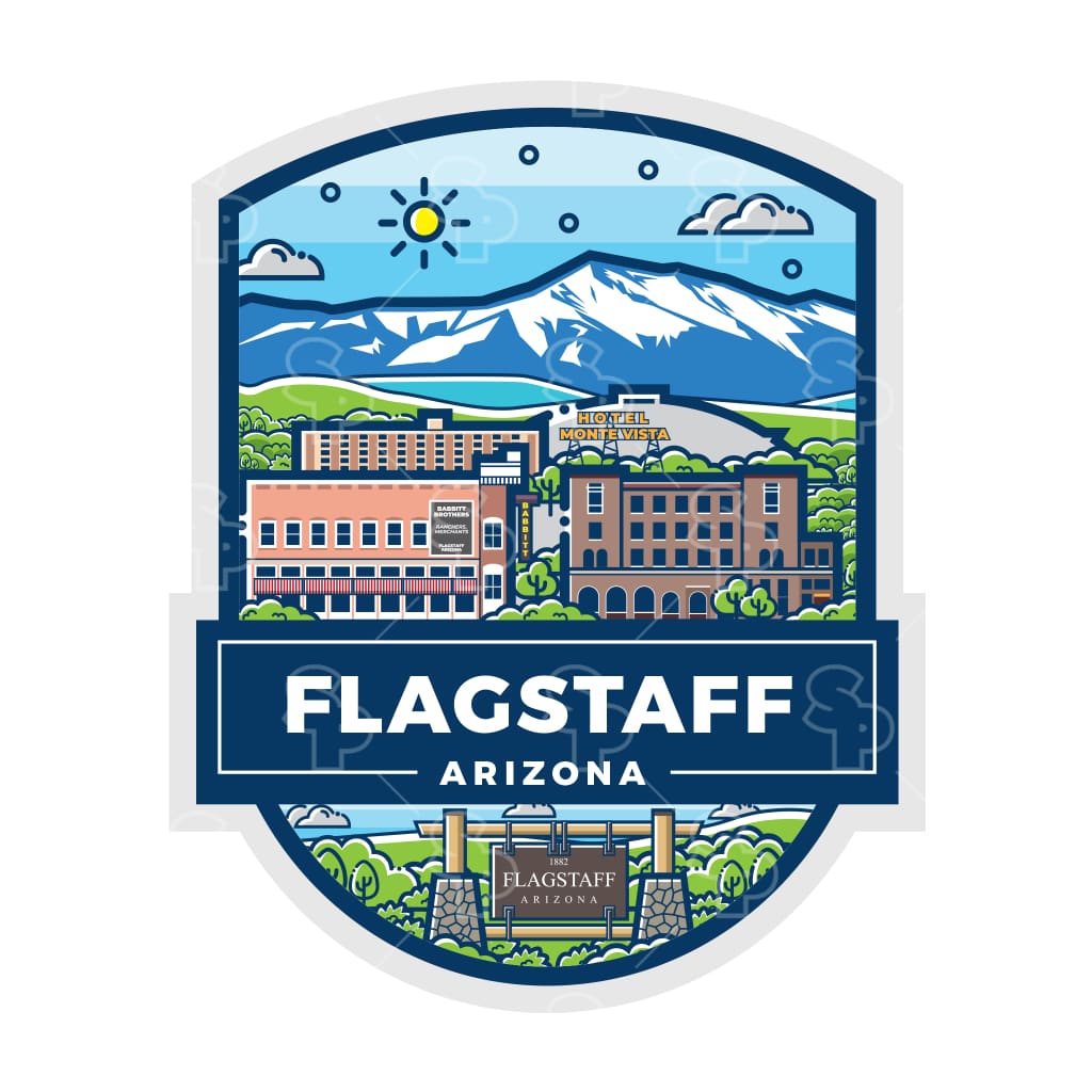 11488 - Shield Banner - Flagstaff