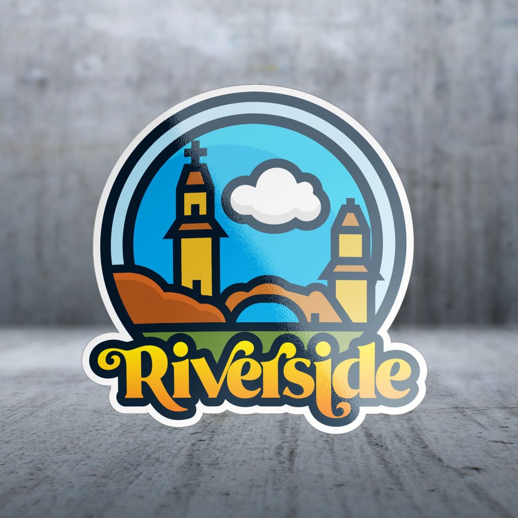 Riverside Rv Sticker Sticker Pack | 11511 - Bright Text - Riverside