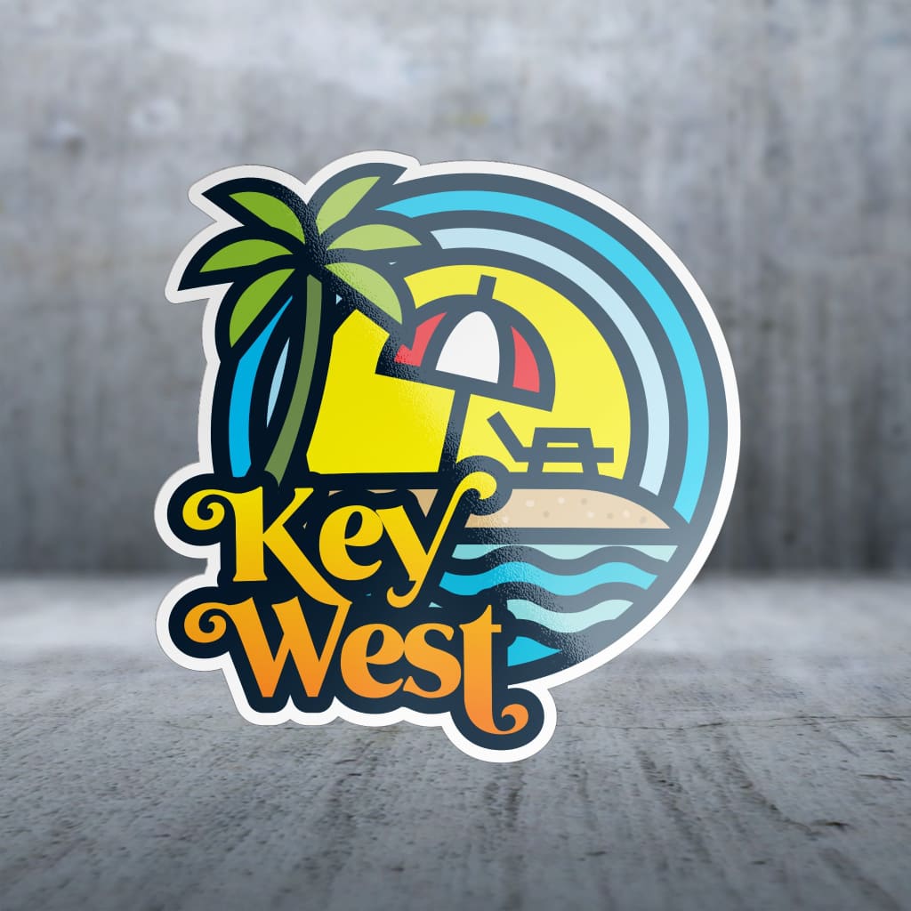 Sticker Pack | 11512 - Bright Text - Key West