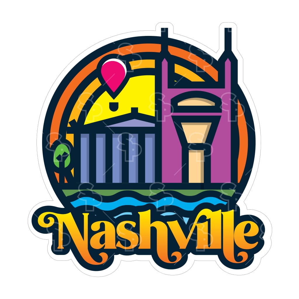 Sticker Pack 11520 Bright Text Nashville sticker-pack-11520-bright-text-nashville