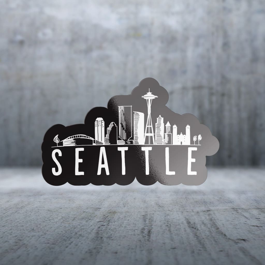 One Sticker Bw Sticker Pack | 11631 - BW Places - Seattle