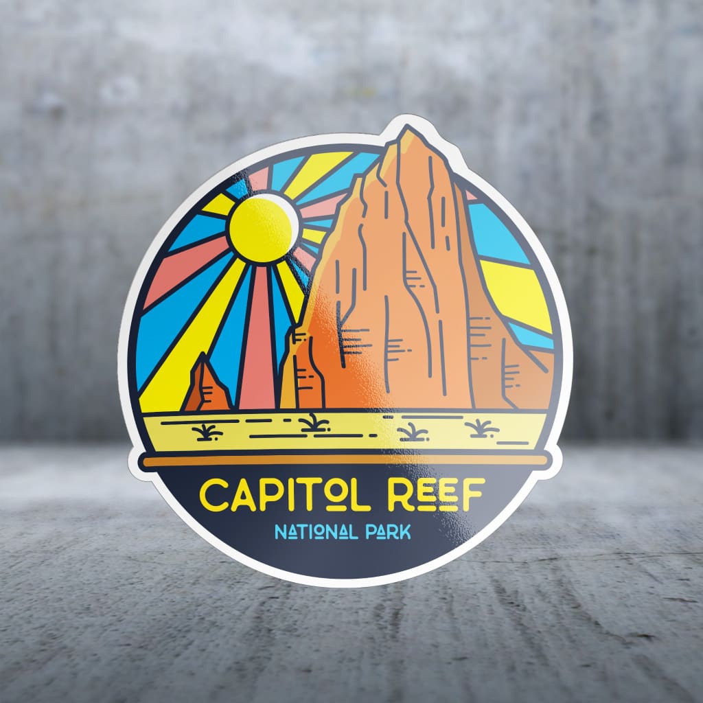 Sticker Pack | 11691 - Clean Rounded Lines - Capitol Reef