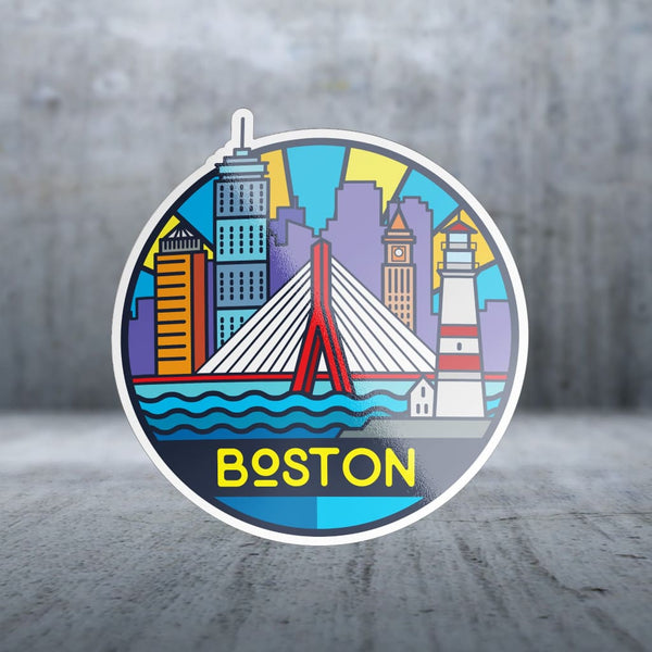 Sticker Pack | 11713 - Clean Rounded Lines - Boston