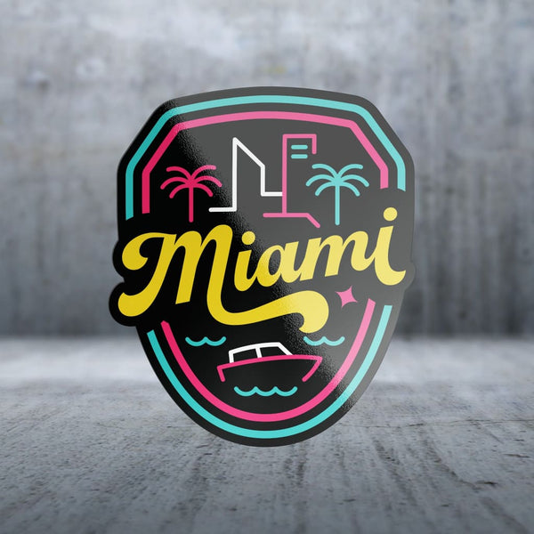 Sticker Pack | 11848 - Neon Lines - Miami