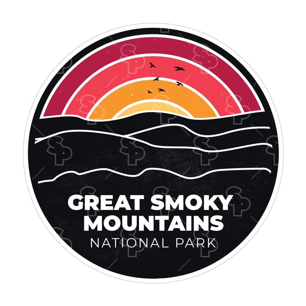 11880 - Gradient Sky Silhouette - Great Smoky Mountains