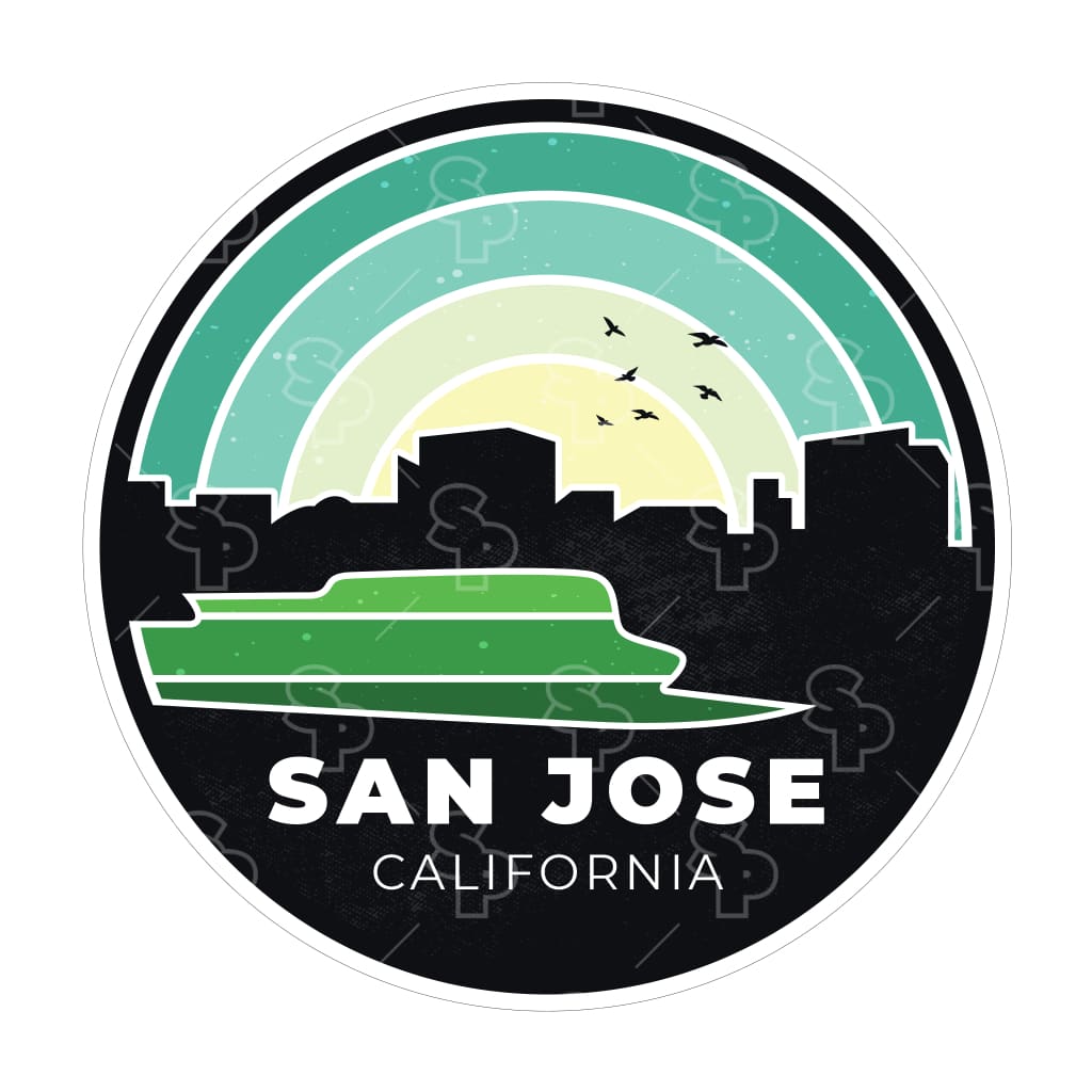 11894 - Gradient Sky Silhouette - San Jose
