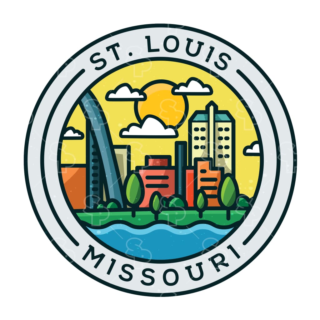 Sticker Pack | 12087 - Clean Circle - St. Louis