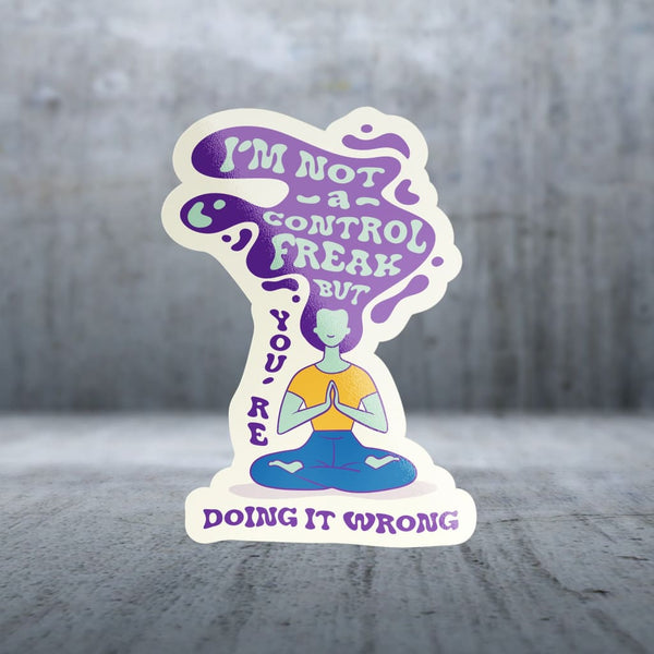 Sticker Pack | 12193 - Funny Sayings - Control Freak
