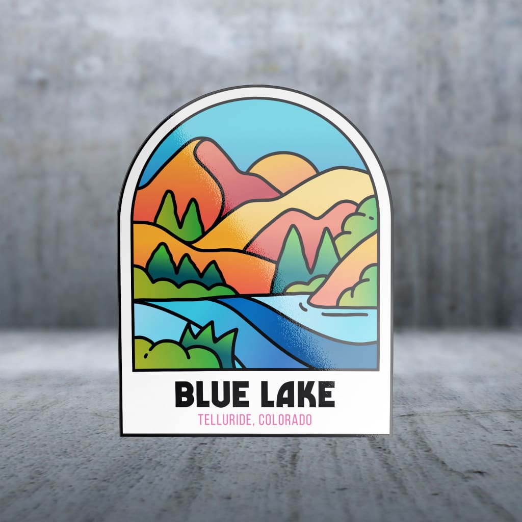 Sticker Pack | 12490 - Bright Arc - Lake with Rolling Mountains