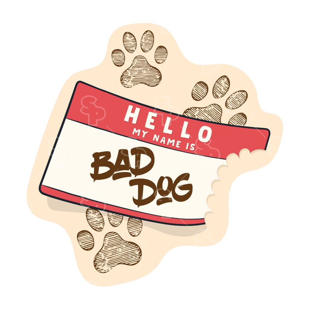 sticker-pack-12791-dog-sayings-hello-bad-dog