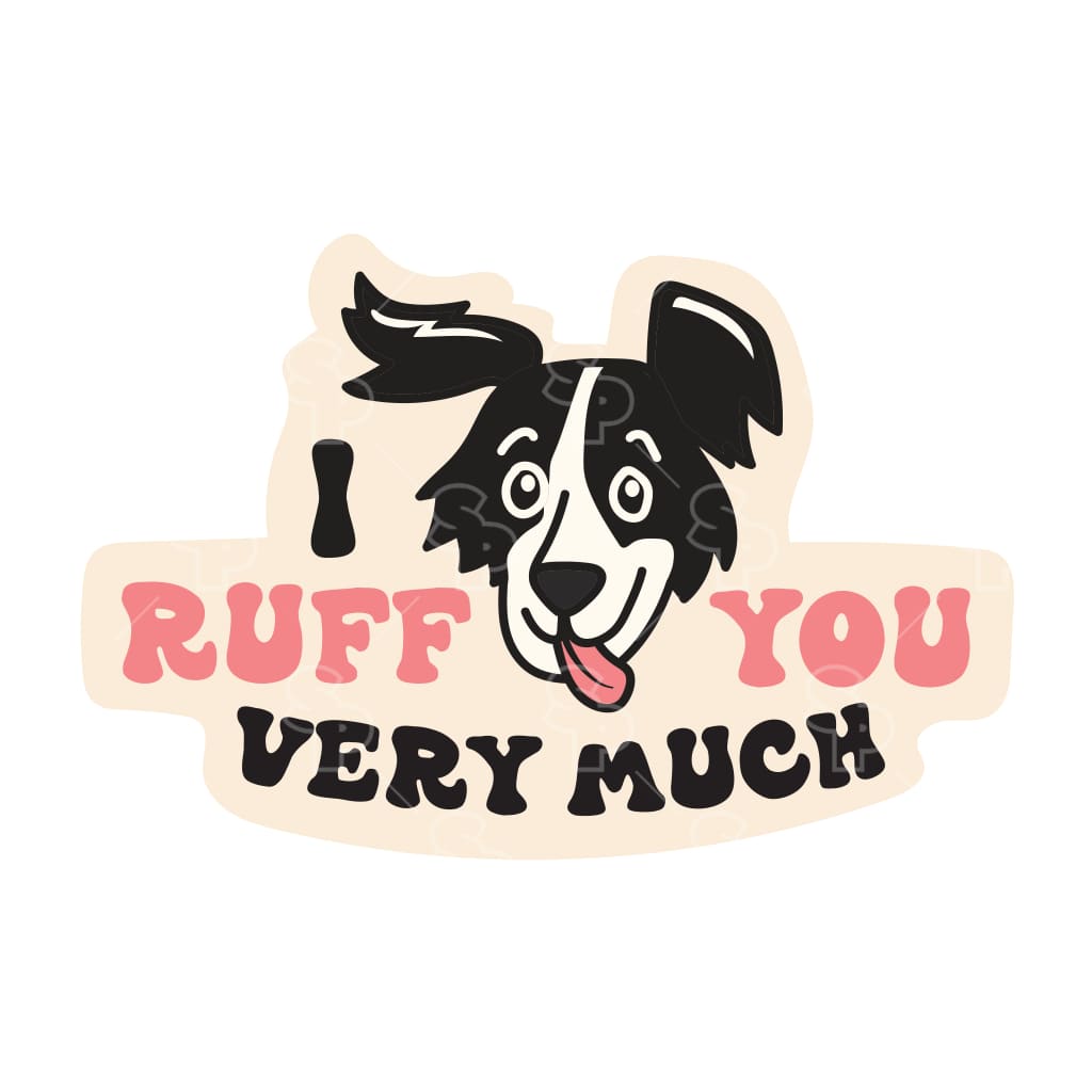 Sticker Pack | 12800 - Dog Sayings - Ruff You Very Much