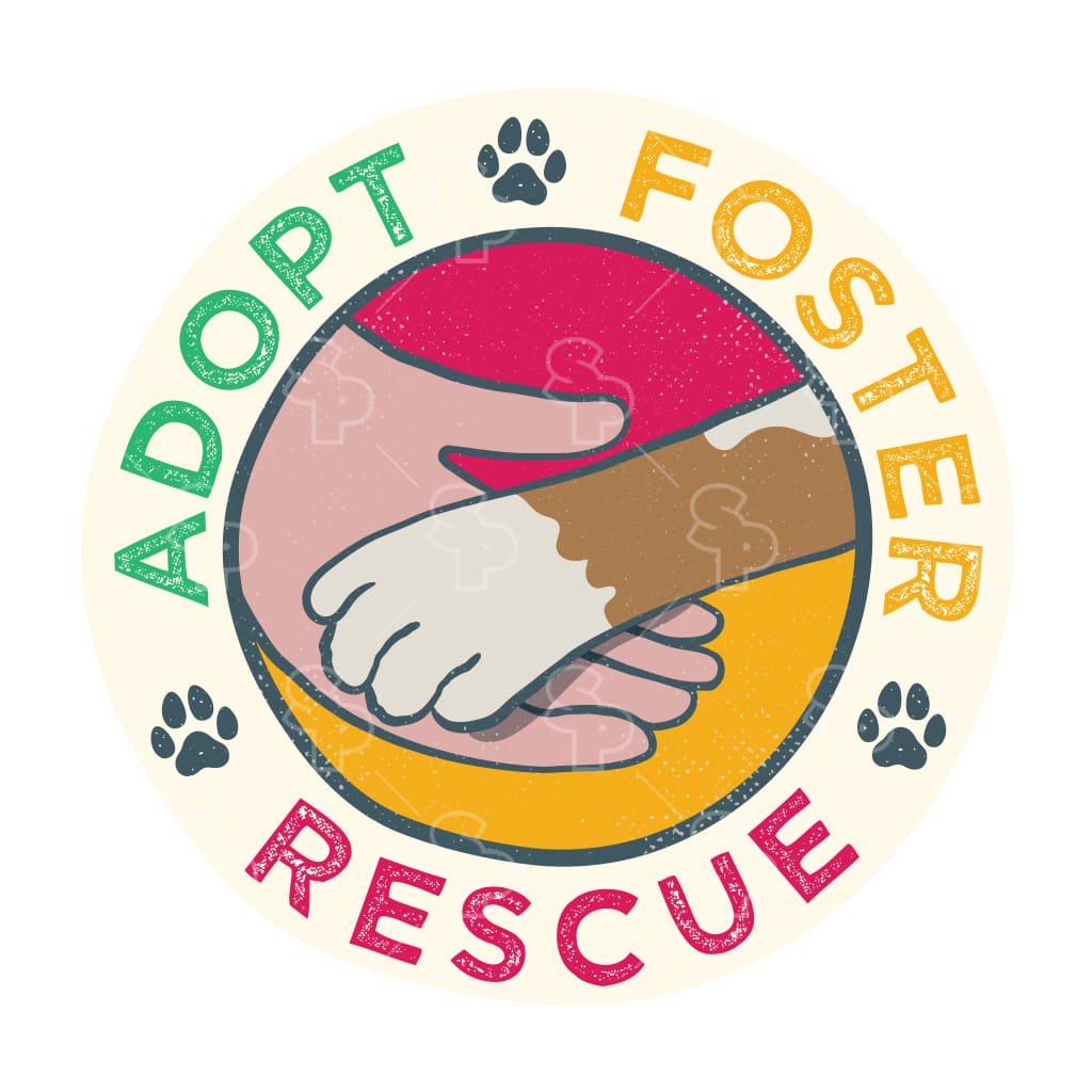 Sticker Pack | 12830 - Dog Sayings - Paw Rescue Foster and Adopt