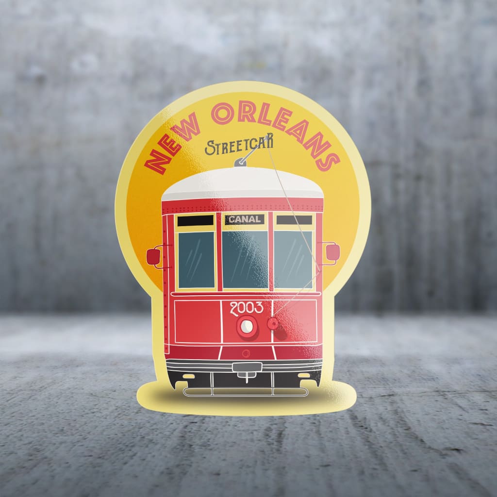 Sticker Pack | 12952 - New Orleans Streetcar