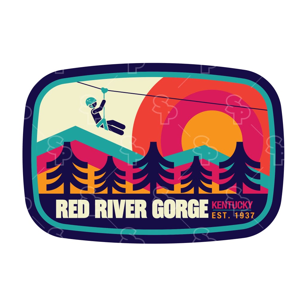 Sticker Pack | 12962 - Retro Zip Line Sky