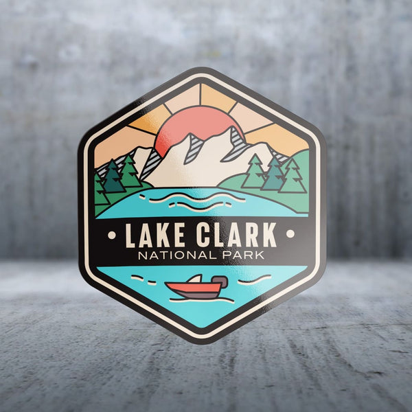 Lake Sticker Pack Sticker Pack | 13109 - Outdoor Hex - Lake Clark
