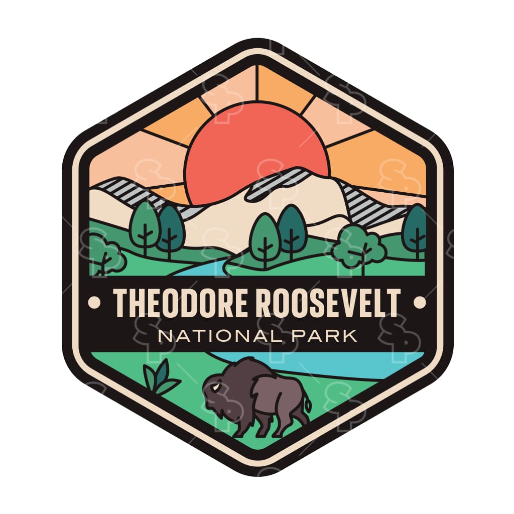 Sticker Pack | 13124 - Outdoor Hex - Theodore Roosevelt