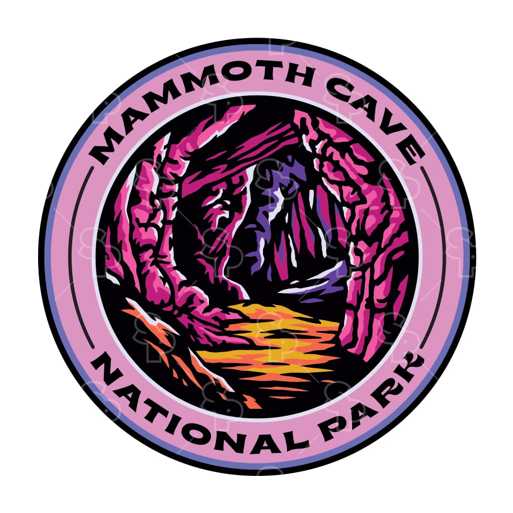 Sticker Pack 13322 Neon Purple Mammoth Cave