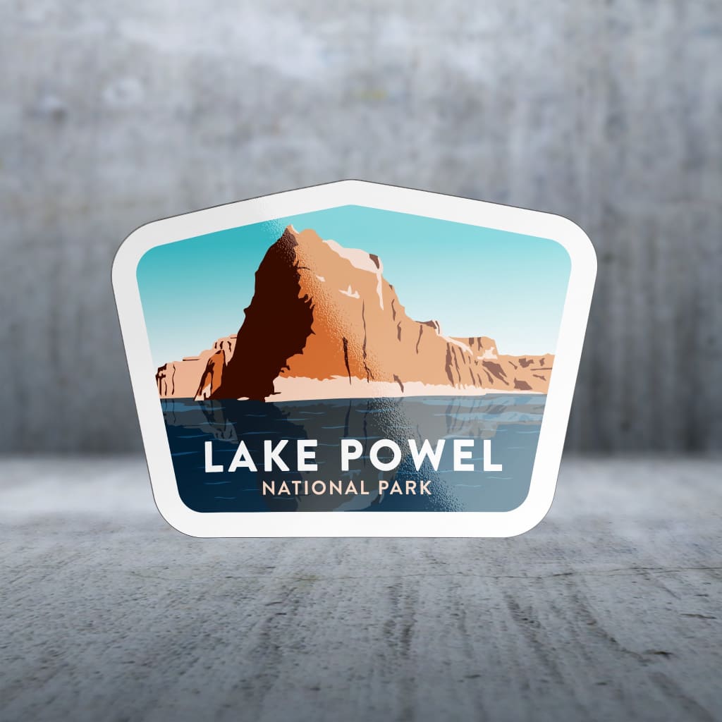 1334 - Clean Np Badge Lake Powell
