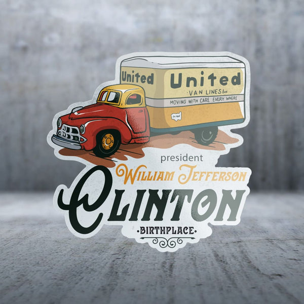 Sticker Pack | 13561 - President Clinton Birthplace Truck