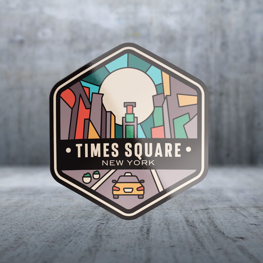 Times Square Sticker Sticker Pack | 13569 - Outdoor Hex - Times Square