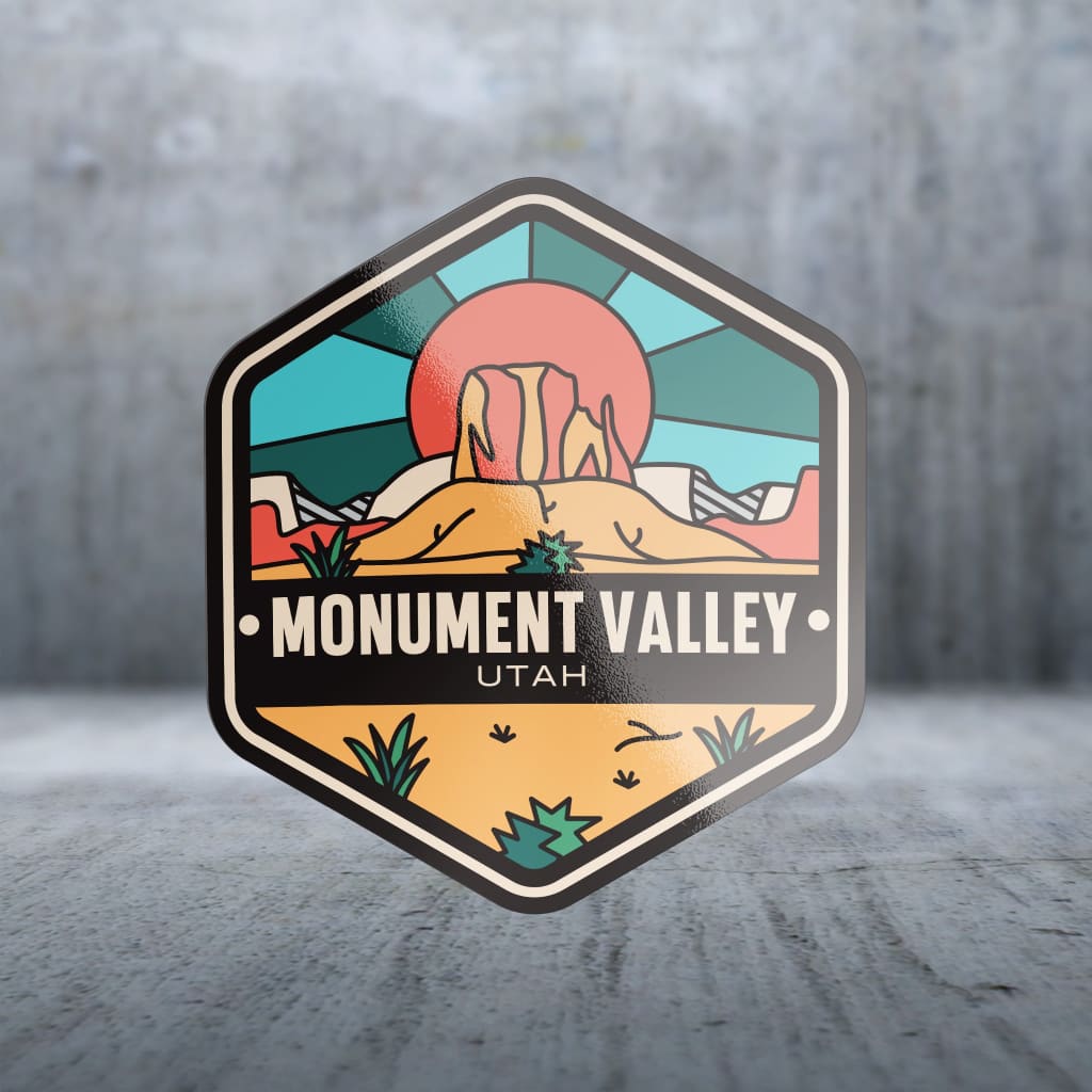Valley Signs Sticker Sticker Pack | 13582 - Outdoor Hex - Monument Valley