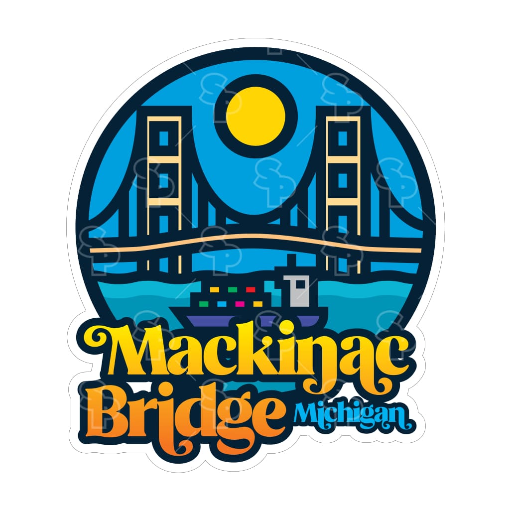 13651 - Bright Text - Mackinac Bridge