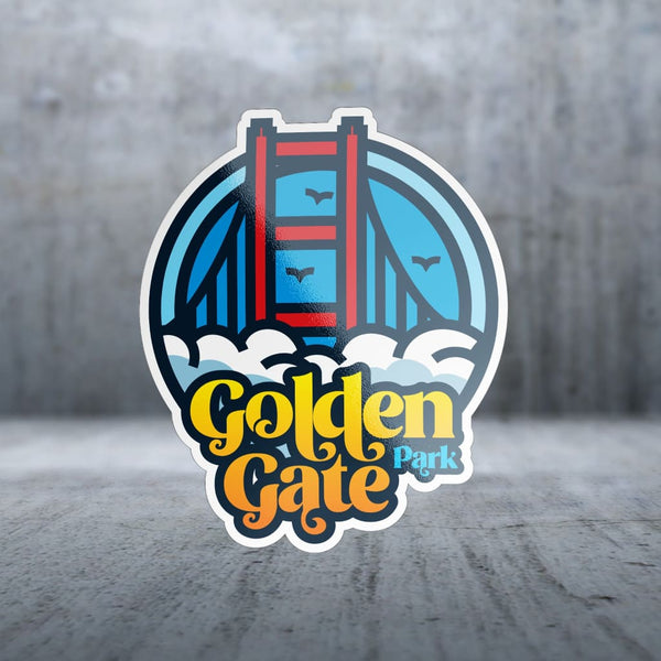 Sticker Pack | 13653 - Bright Text - Golden Gate Park
