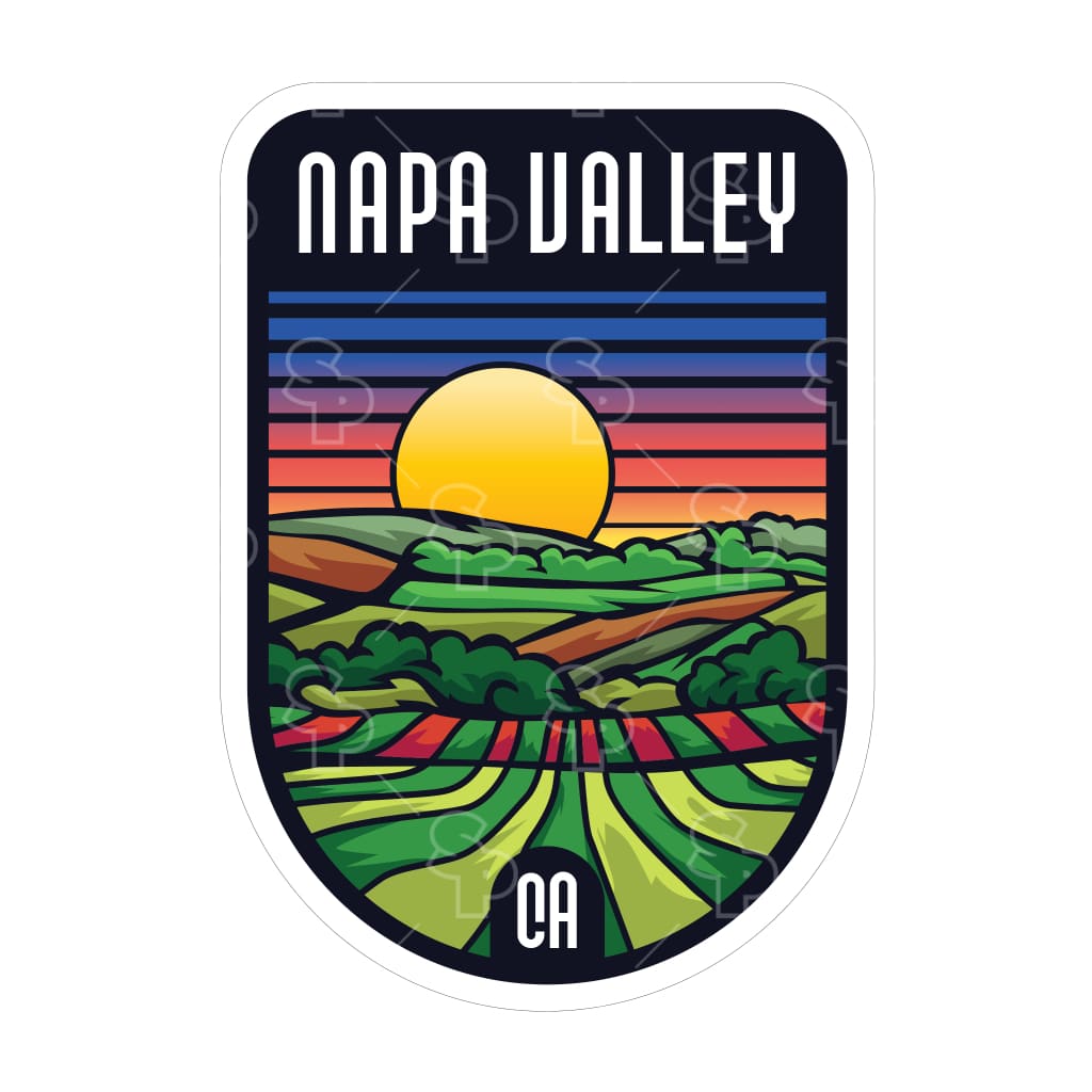 Sticker Pack | 13685 - Sunrise Dusk - Napa Valley