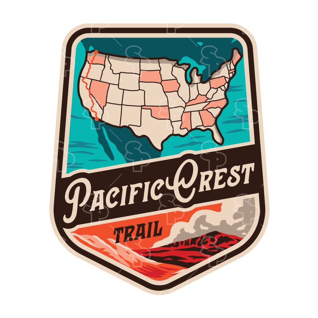 13749 - Deco Icons - Pacific Crest Trail