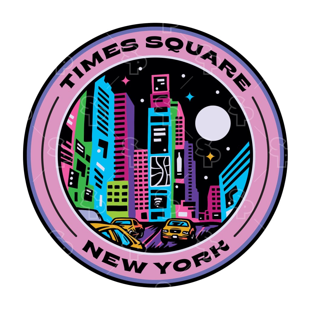 13760 - Neon Purple Times Square