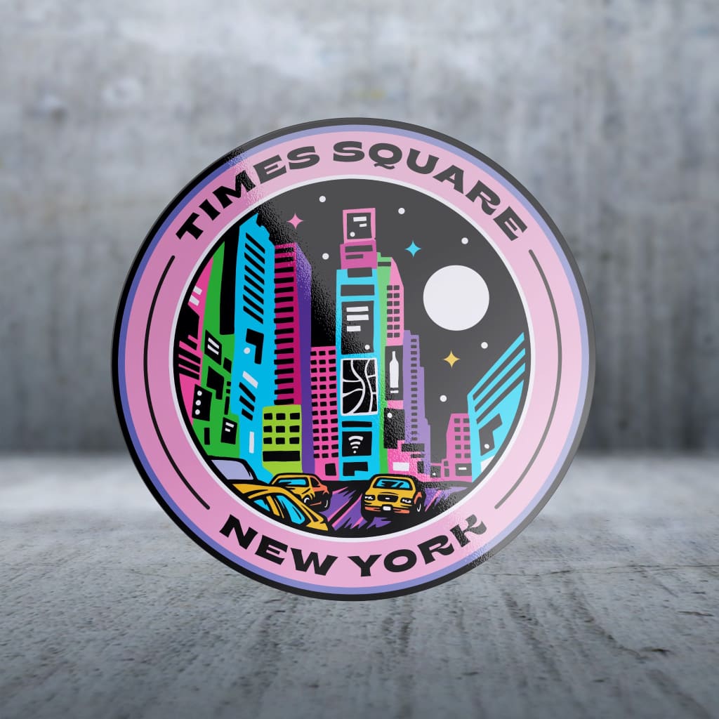 Sticker Pack | 13760 - Neon Purple - Times Square