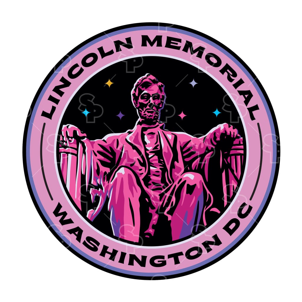 13770 - Neon Purple - Lincoln Memorial
