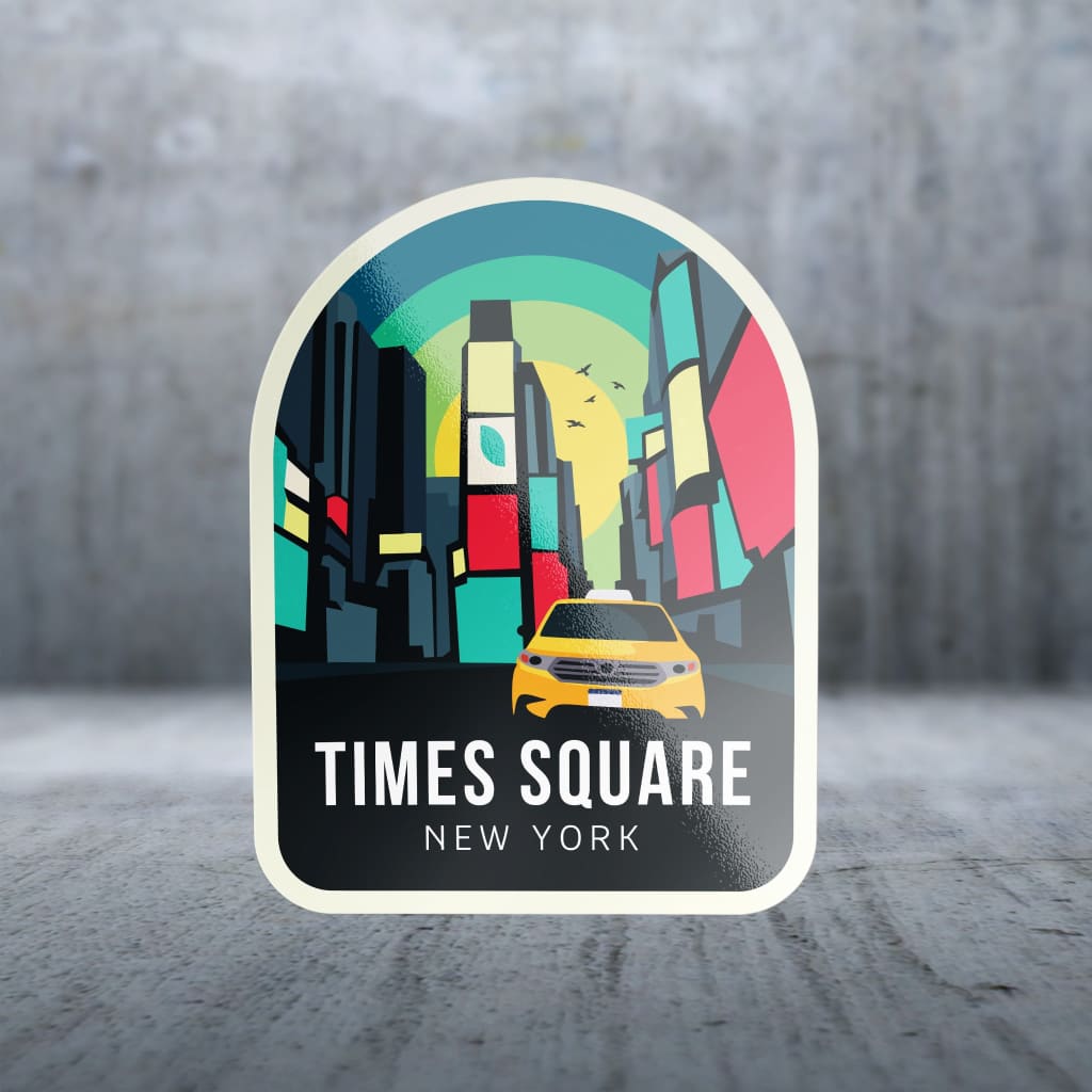 Times Square Sticker Sticker Pack | 13864 - Rainbow Sky - Times Square