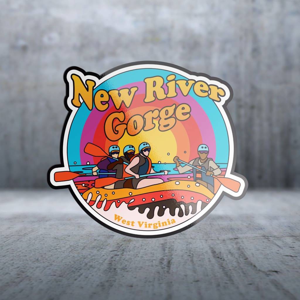 Bend Rafting Sticker Sticker Pack | 14027 - Sunset Melt - Whitewater Rafting