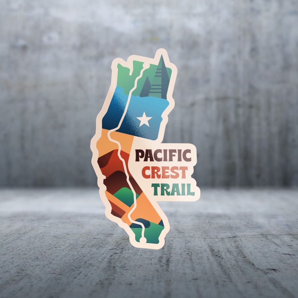 Trl Sticker Sticker Pack | 14258 - Gradient Levels - Pacific Crest Trail