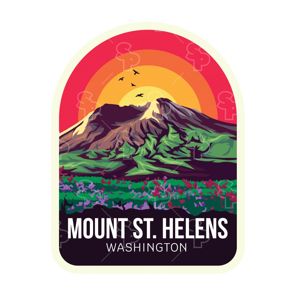 14275 - Rainbow Sky - Mount St. Helens