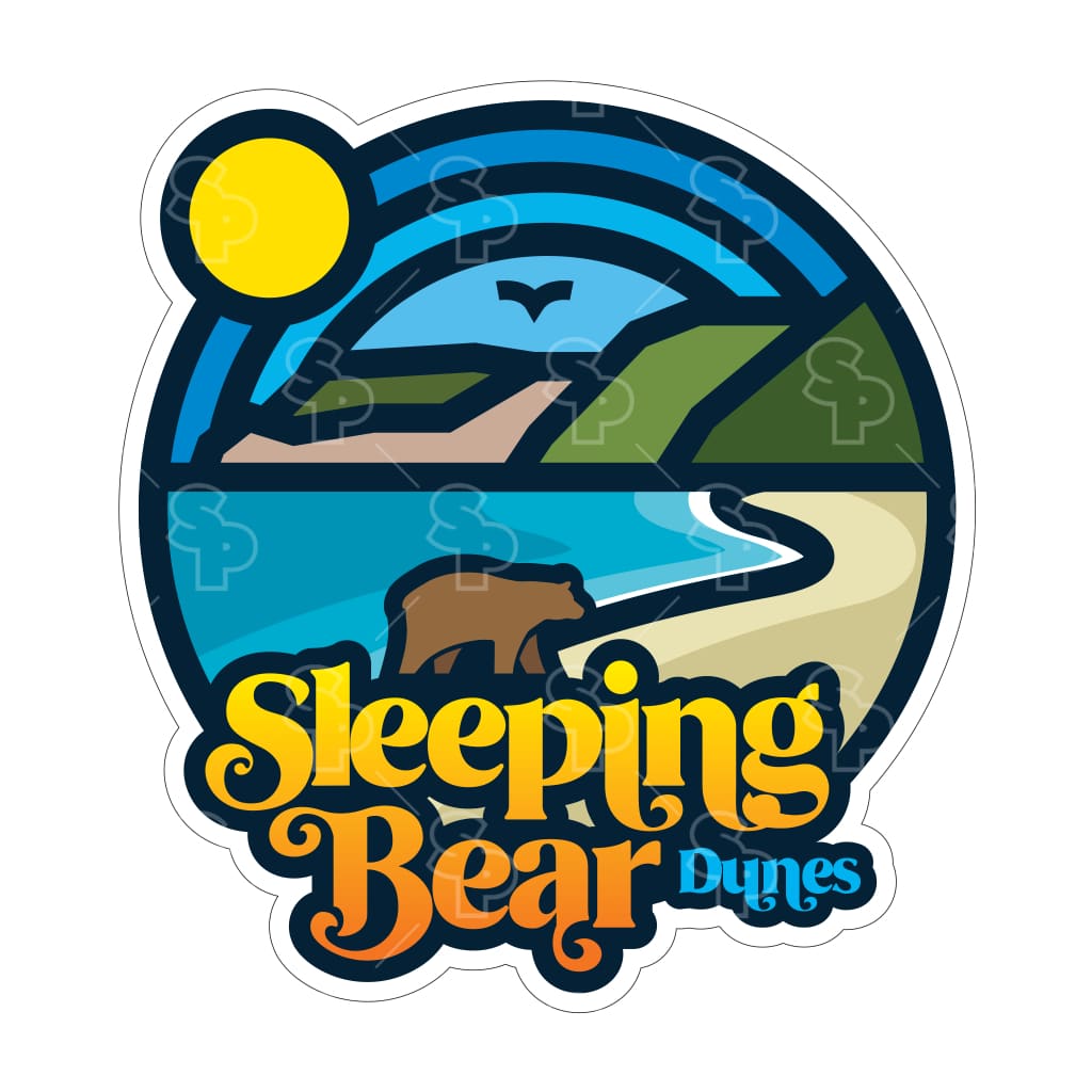 14458 - Bright Text - Sleeping Bear Dunes