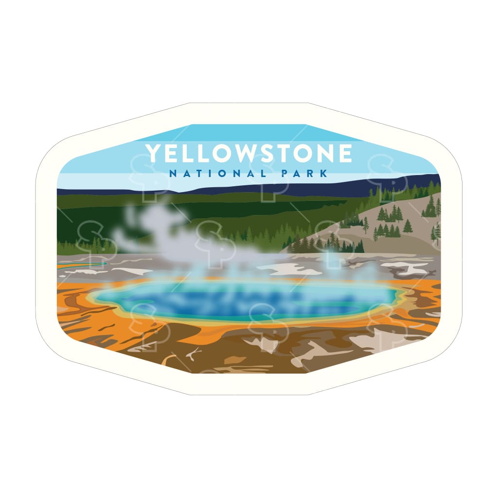 1465 - Clean Np Badge Yellowstone