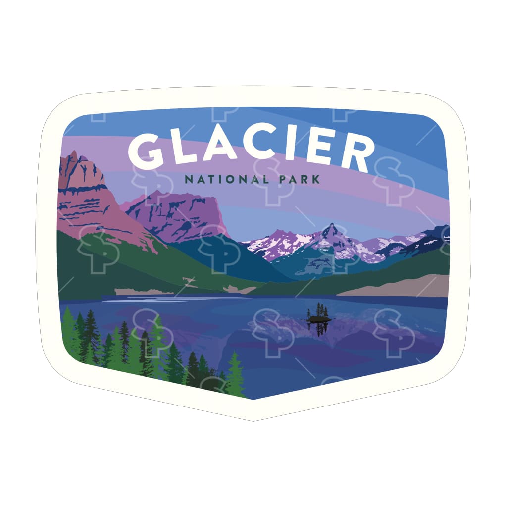 1474 - Clean Np Badge Glacier